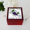 CafePress Aged Like Fine Wine Memory Keepsake Jewelry Box, 5"x5"x3.75"