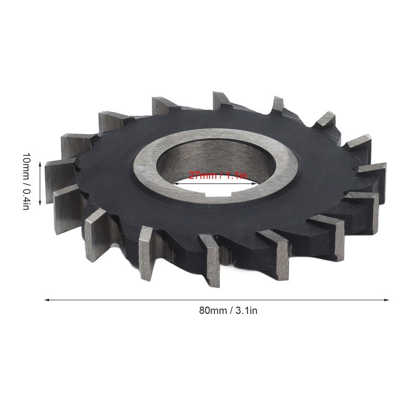 16 Teeth Milling Cutter High Speed Steel Face Mill Disc