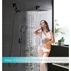 Shower Head, 10'' High Pressure Rain Shower Head with 6