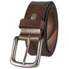 Bruno Banani Men's Leather Belt Men's Belt, full-grain leather, dark