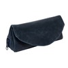 Leather Pipe Case Holder Pouch 4 Colors (Navy)