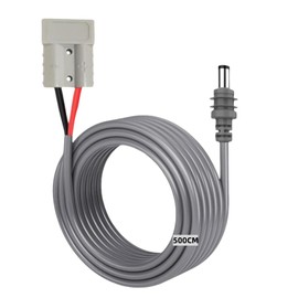 KUGONTC Starlink Mini Anderson to DC 5.5mm/2.1mm Male Connector Power Cable 18AWG Waterproof Compatible Starlink Mini (500cm)