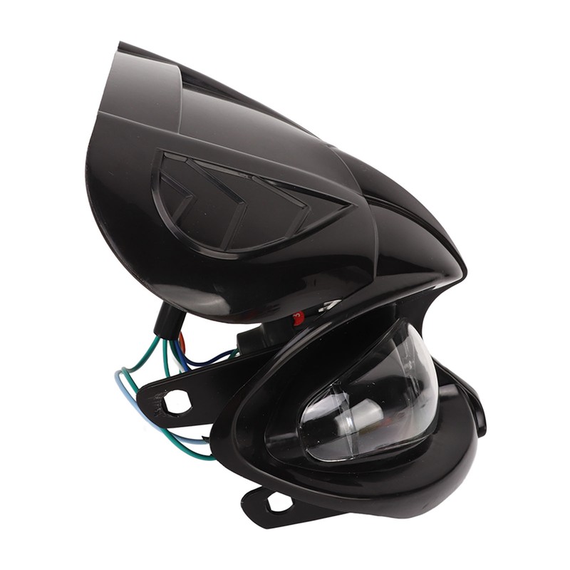 Motorcycle Fairing Head Lamp 12V Dual Headlight High Low Beam
