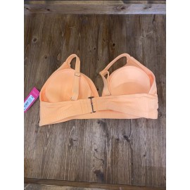 xhilaration Padded bikini top SIZE 16W adjustable straps And Back Orange NWT