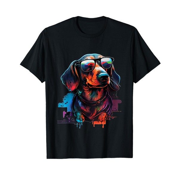Groovy Dachshund - Wiener Dog Lover Pet Puppy Trainer T-Shirt