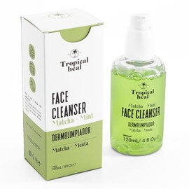 Tropical Heal - Limpiador Facial con Control de Grasa y Extracto de Matcha y Menta - Limpieza Profunda y Refrescante - 120 ml                         