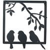 AB Tools 3 Birds on Wire Branch Wall Art Metal