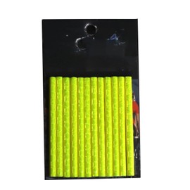 MACHSWON 2 pack of Bicycles Reflective Spokes Mountain Bike Colorful Warning Reflective Strip Bicycle Wind and Fire Wheel Steel Wire Reflective Strip Yellow