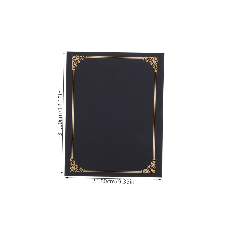 Operitacx Letter Size Certificate Holders Gold Foil Award Wedding Graduation