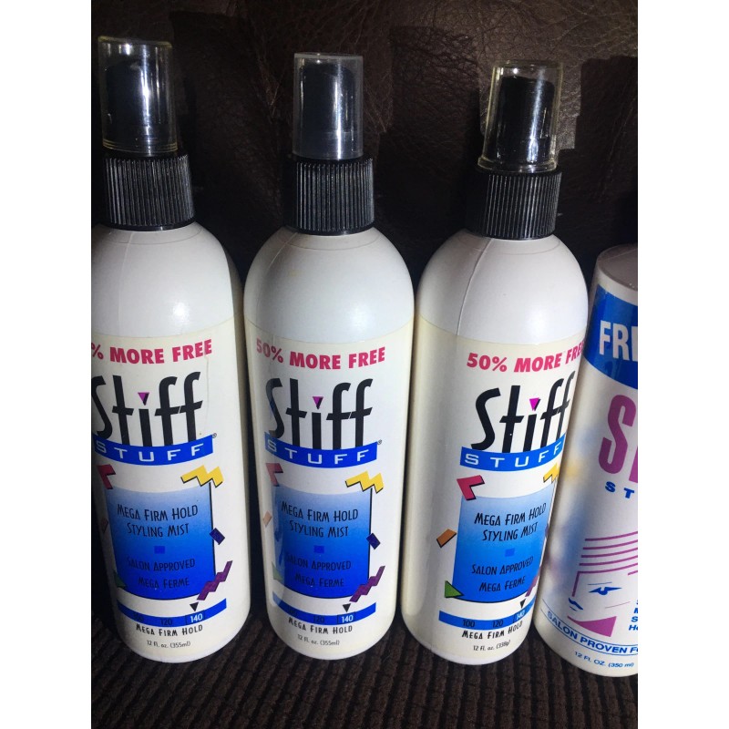 Stiff Stuff New Hair Spray Stiff Stuff STYLING MIST Super