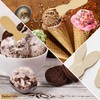 Perfect Stix ASO24W Plain Wooden Ice Cream/Taster Spoon, Unwrapped, 3"