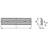 mb-m Planer Blades 82 mm for Bosch, Makita, Metabo, AEG,
