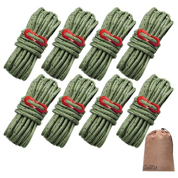 DaLaCa Tent Rope, Tarp Rope, Reflective Material, Thickness 0.2 /