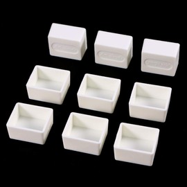 Cotman Watercolor Watercolor Half Pans, 50pcs White Plastic Empty Artist Paint Pan for DIY Watercolor Oils or Acrylics Painting Travel Tins Paint Case Empty Half Pans