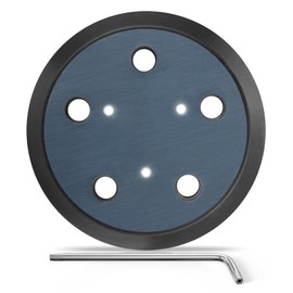 5 Inch 5 Hole Orbital Sander Replacement Pad for Porter Cable 333 333VS Random Orbit Sanders - Hook and Loop Sanding Pad Parts for Porter Cable 13904/13909