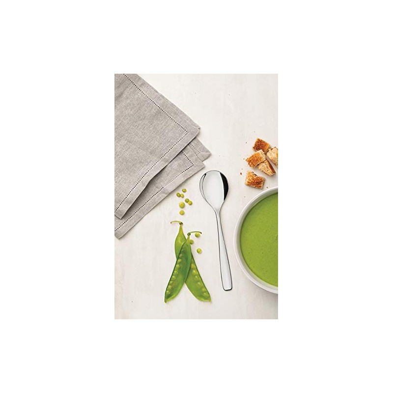 Tramontina 63960/287 Soup Spoon Set, Stainless Steel 21.7