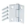 Everbilt 1-1/2 in. Zinc Plated Narrow Utility Hinges (2-Pack)