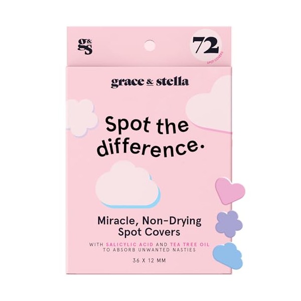 grace & stella Award Winning Pimple Patches For Face (Multishape,