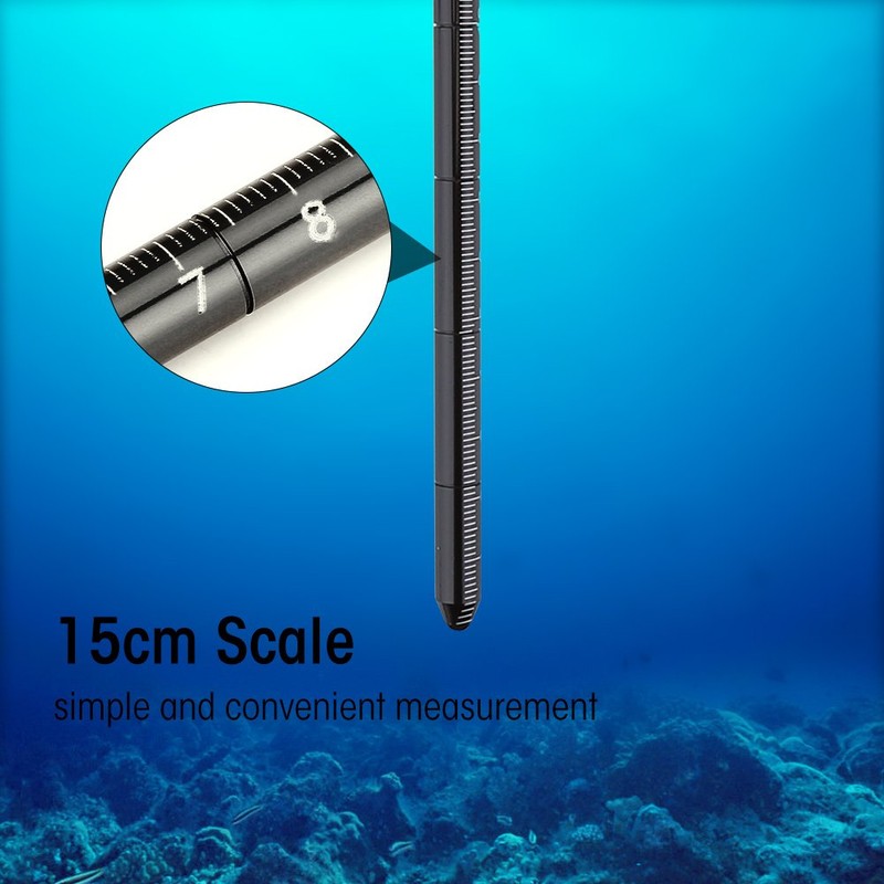 Alomejor Diving Pointer Stick Aluminium Alloy Scuba Diving Noise Maker