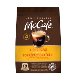 McCafé Light Roast Espresso Coffee Capsules, Capsules Compatible with Nespresso's Original Range, 10 Count