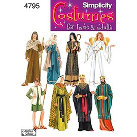 Simplicity Ladies, Mens & Teenagers Sewing Pattern 4795 Nativity Costumes