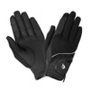 LeMieux Crystal Horse Riding Gloves - Black Large