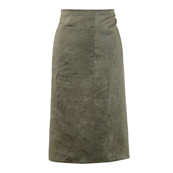 Amazhiyu Linen Apron with pockets, Linen Apron for Men and