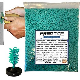 Quality Injection Wax Flexible Aqua Wax Beads Jewelry Lost Wax Casting 1 Pound