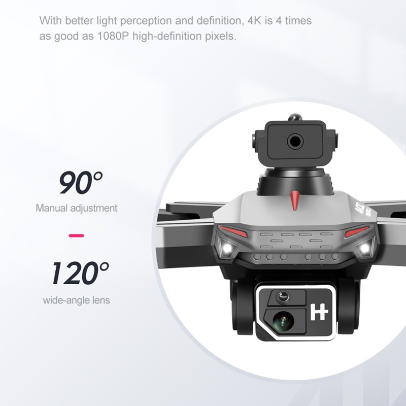 4K Drone Professional HD Dual Cameras Optical Flow Fixed Obstacle