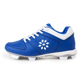 RIP-IT Girls Diamond Softball Cleats | Youth Softball Shoes for Girls | Royal | Size 2