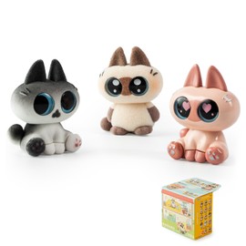 BEEMAI Nobeko Azukisan Mini Bean Series Blind Box Single Box, Contains 3 Figures No Repeat