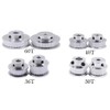 GT2 Timing Belt Pulley, 30/36/40/48/60 Teeth Bore for 5/6.35/8/10/12mm Drilling