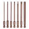 sourcing map 7pcs Hex Head Wrench Drill Bit 1.5/2/2.5/3/4/5/6mm Metric