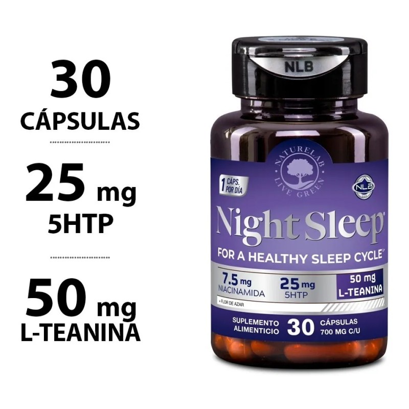 Naturelab Sueño Profundo Night Sleep 100% Natural No Crea Adicción