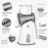5-in-1 Rotary Cheese Grater & Vegetable Slicer – Stainless Steel