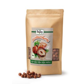 Biojoy BIO-Haselnüsse ohne Schale (500 g), ganz und ungesalzen, Haselnusskerne ohne Zusätze