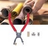 Leather Hole Punch Strong Penetrating Power Incisive Silent DIY Leather