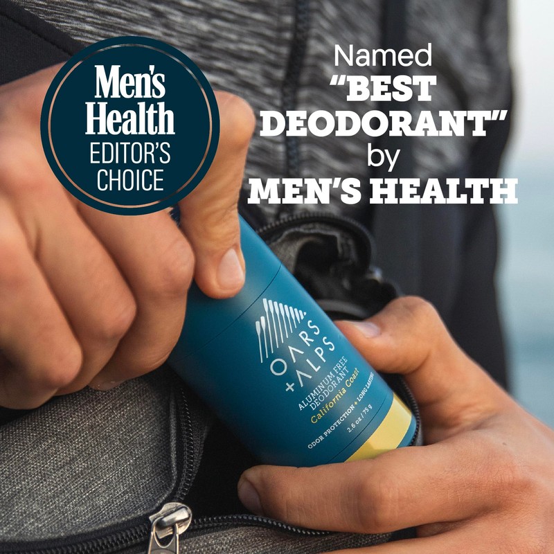 Oars + Alps Deodorant for Men & Women, Aluminum Free