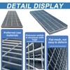 Outdoor Galvanized Steel Drain Grate,15.7x15.7in Heavy Duty Drain Cover,B125 Class