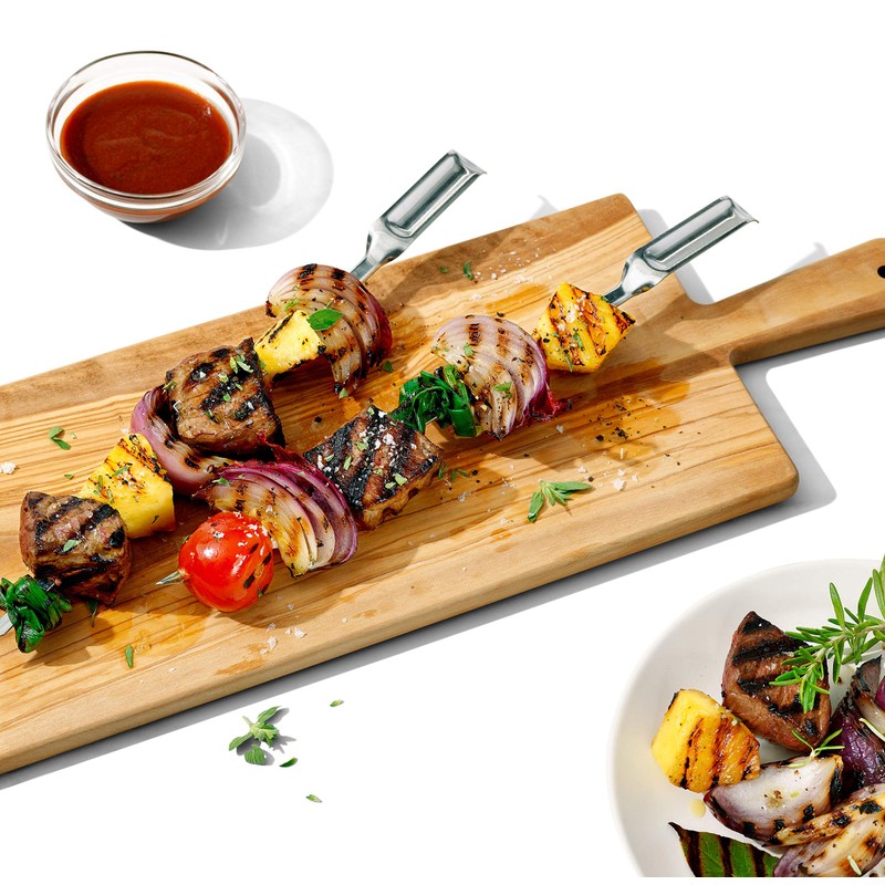 OXO Good Grips Grilling Tools, Stainless Steel Grilling Skewers -