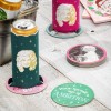 Hoffmaster Dolly Parton Slim Green Christmas Can Cooler Sleeve Polyester