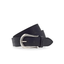 MUSTANG Women's Genuine Leather Belt, black