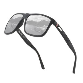 Polarized sunglasses for men/women; Vintage/classic/elegant light frame; HD pilot lenses; Golf/driving/fishing/travel Eyewear
