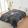 LINENOVA Fleece Throw Blanket for Couch, Sofa, Bed, Soft Lightweight