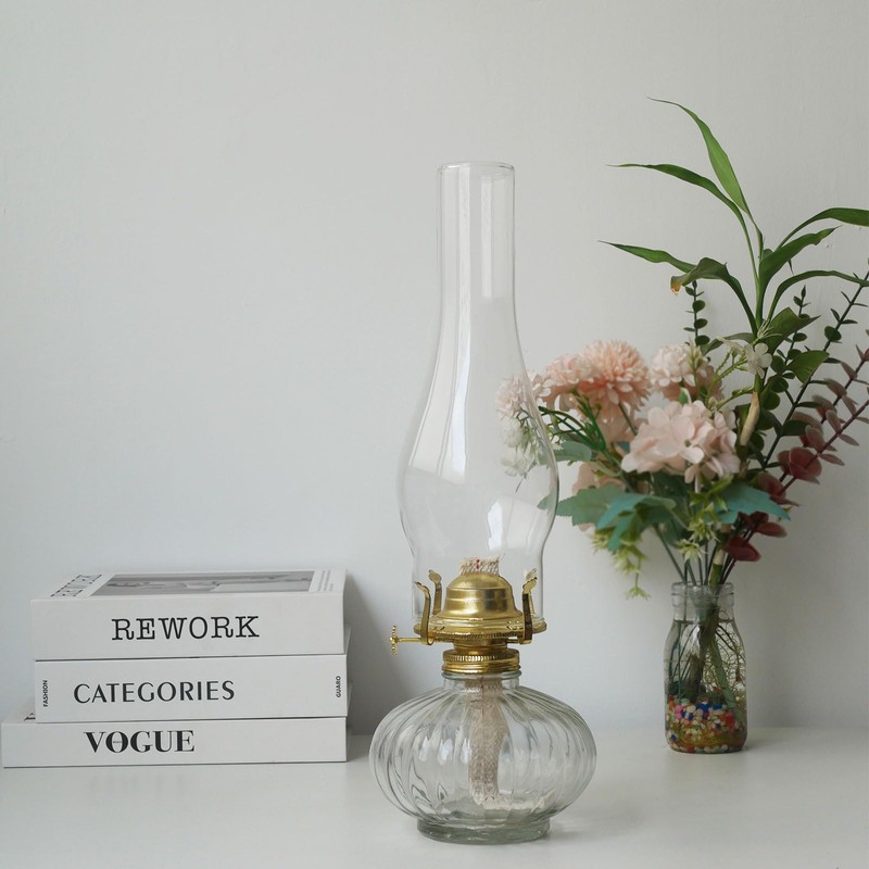 GXFCCYXT 3 Inch by 10 Inch Clear Oil Lamp Chimney