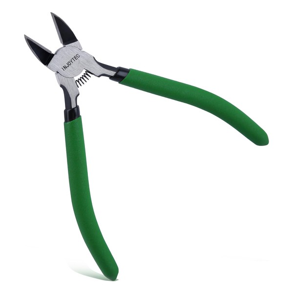 INJOYTEC Precision Side Cutter 6 Inch Wire Cutting Diagonal Wire