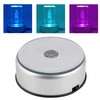 LED Light Base, Colorful Light Rotating Crystal Display Base Stand