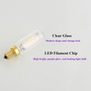 Beonllay Small Base Purple Light Bulb E12 Colored Chandelier Light