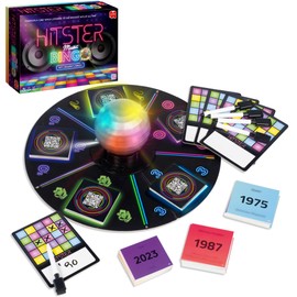 Hitster Bingo - The Electronic Music Trivia Game for Adults - Fun Party Games, Music Quiz Games & Family Game Night Activity - Guess that Tune Music Bingo Game with Disco Ball & 225 Iconic Songs (UK)