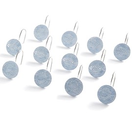 The Lakeside Collection Bluefin Bay - Juego de 12 ganchos de ducha